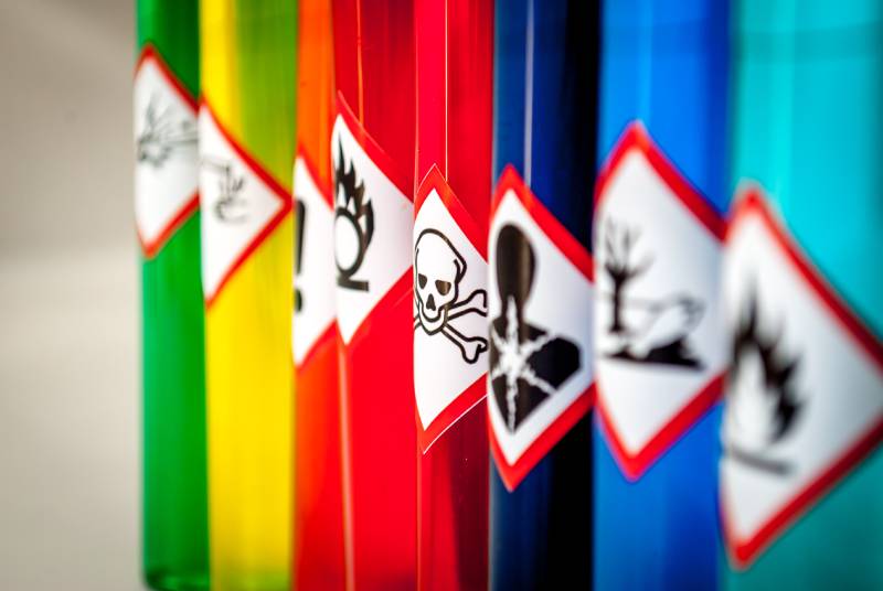 Chemical hazard pictograms | Pencco, Inc.